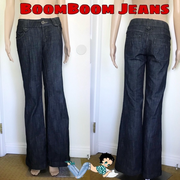 boom boom jeans wide leg pants